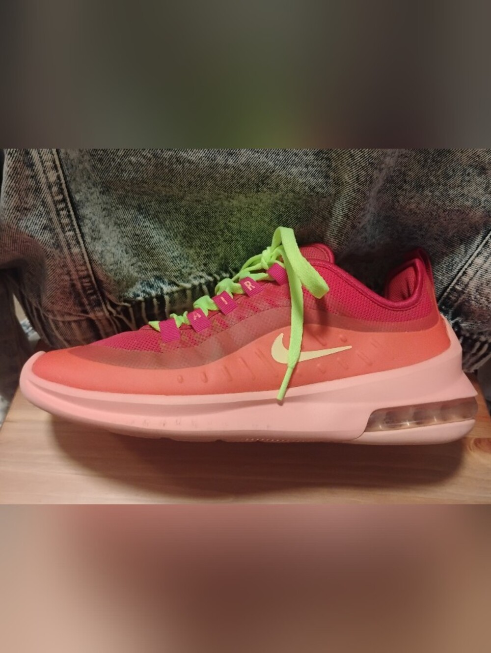 Nike Women's Air Max Axis Sneakers Running Shoes in Pink/Melon/Coral, Size 9.5 - Picture 9 of 16